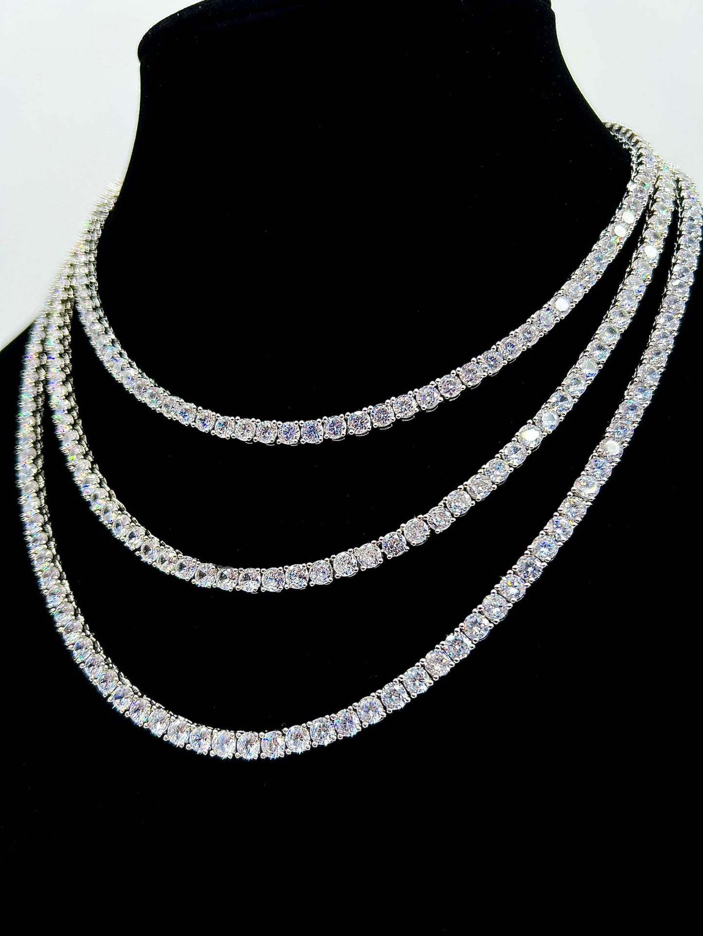 VVS Moissanite (WHITE) Tennis Chain