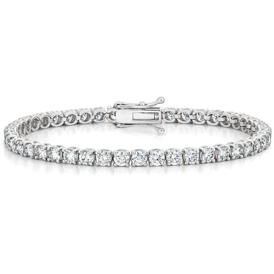 White Gold Tennis Bracelet