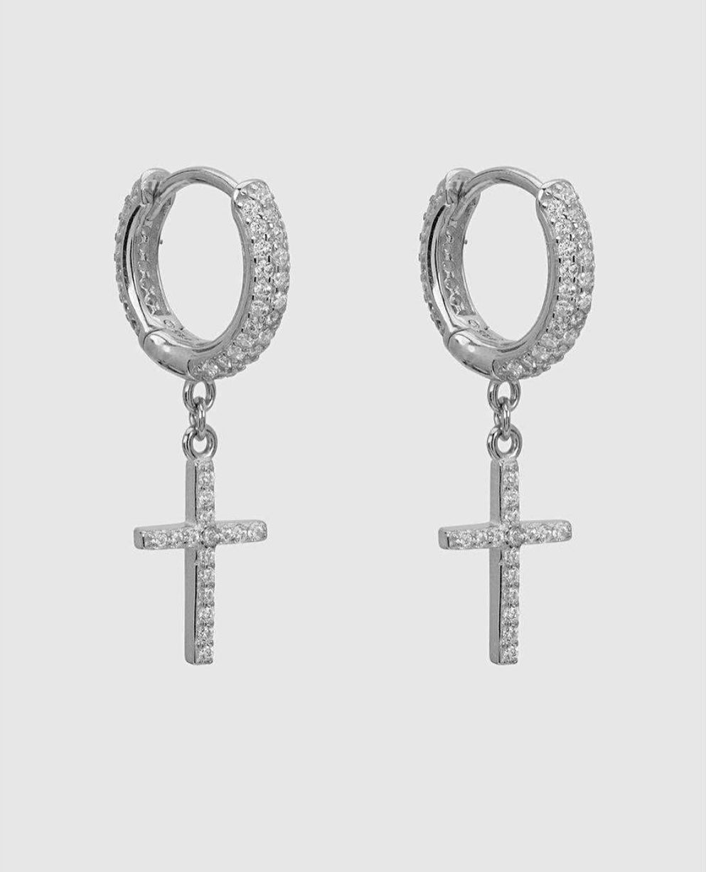 ICY Cross Earrings